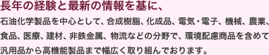 長年の経験と最新の情報を基に、